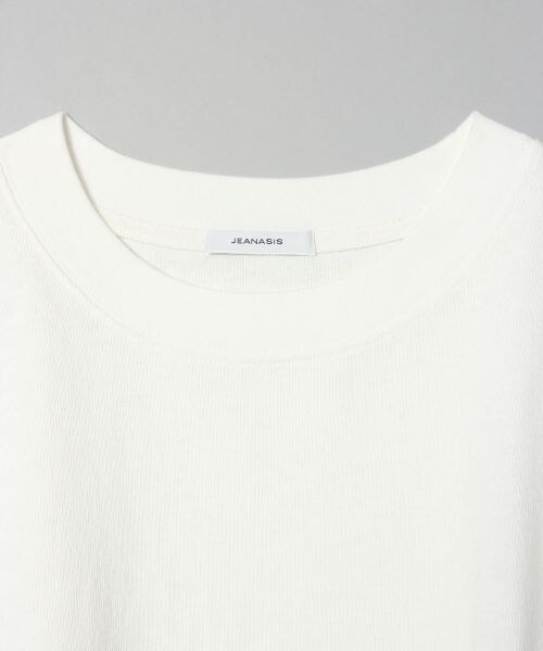 JEANASIS（ジーナシス）の「BIGスリットプルオーバーSS（トップス・オフホワイト()/ブラック()/ベージュ()・FREE）」の8枚目の写真