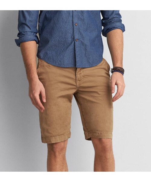 American Eagle(アメリカンイーグル)の「AEOアクティブフレックスクラッシックレングスショート(その他パンツ・メンズ・グレー/クールホワイト/コーラル/ツアーカーキ/オリーブ/コバルトブルー/レッド・26/28/30/32/33/34/36/38/40)」の2枚目の写真