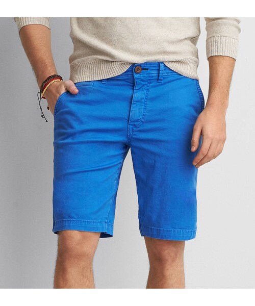 American Eagle(アメリカンイーグル)の「AEOアクティブフレックスクラッシックレングスショート(その他パンツ・メンズ・グレー/クールホワイト/コーラル/ツアーカーキ/オリーブ/コバルトブルー/レッド・26/28/30/32/33/34/36/38/40)」の4枚目の写真