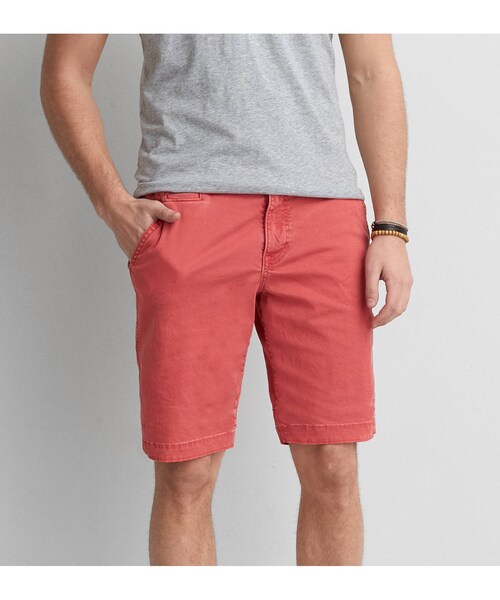 American Eagle(アメリカンイーグル)の「AEOアクティブフレックスクラッシックレングスショート(その他パンツ・メンズ・グレー/クールホワイト/コーラル/ツアーカーキ/オリーブ/コバルトブルー/レッド・26/28/30/32/33/34/36/38/40)」の5枚目の写真