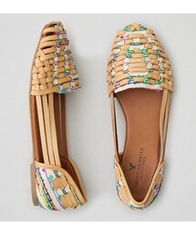 American Eagle | AEOメッシュコンビフラットシューズ(バレエシューズ)