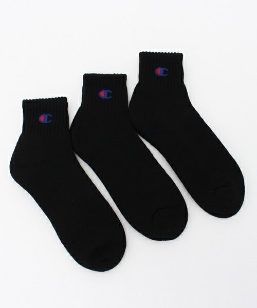 Champion（チャンピオン）の「ユニセックス チャンピオン 3足1セット アンクルソックス Champion QUARTER LENGTH SOCKS 3P CMSCH201（ソックス/靴下・レディース・ホワイト/ブラック/グレー/マルチ・SMALL/MEDIUM）」の5枚目の写真