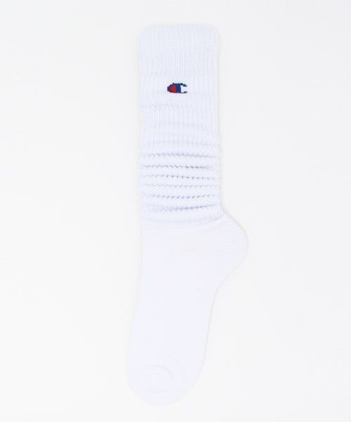 Champion(チャンピオン)の「ウィメンズ チャンピオン ハイソックス Champion WMNS HI SOCKS 1P CWSAG001(ソックス/靴下・レディース・ホワイト/オフホワイト・SMALL)」の1枚目の写真