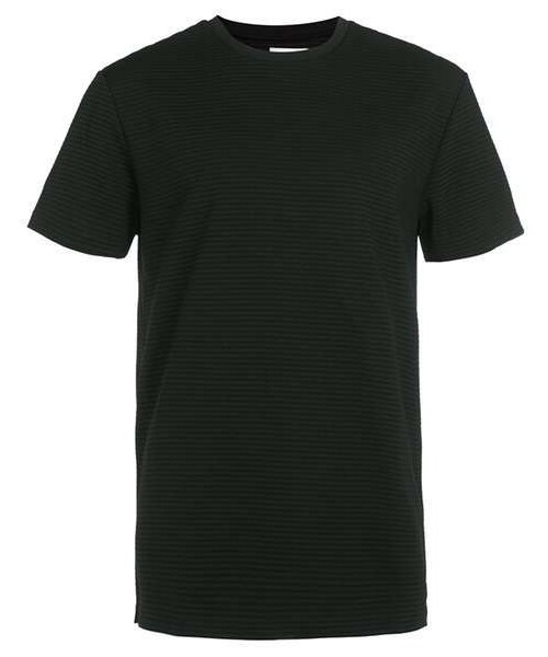 TOPMAN(トップマン)の「Premium Black Textured T-shirt(Tシャツ/カットソー・メンズ・Black・XXS/XS/S/M)」の1枚目の写真