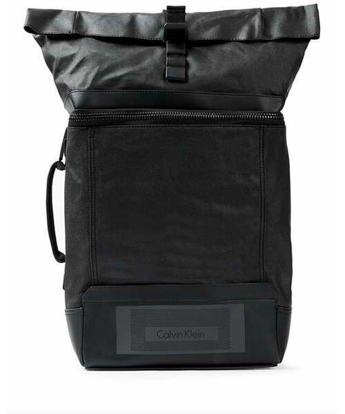 Calvin Klein（カルバン・クライン）の「Calvin Klein Black Backpack（バックパック/リュック）」 - WEAR