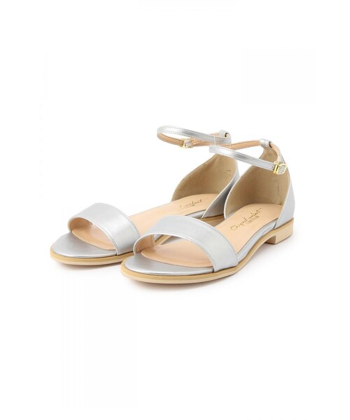 LIPSTAR（リップスター）の「フットストラップベルトサンダル（シューズ・レディース・ブラック/柄物ホワイト・M/L）」の2枚目の写真