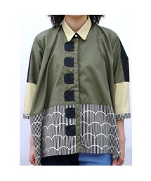 NIRAME.CO | 風船しゃつ カーキ(シャツ/ブラウス)