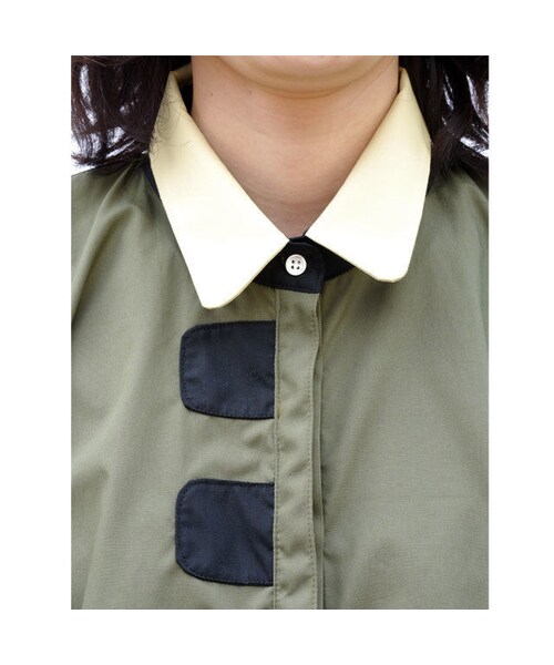 NIRAME.CO（ニラメッコ）の「風船しゃつ カーキ（シャツ/ブラウス・レディース・その他）」の10枚目の写真