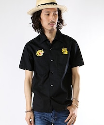 FREAK'S STORE ベトジャン M 黒 福 虎 フリークスストア ベトジャン M タイガー 虎 龍 福 ブラック
