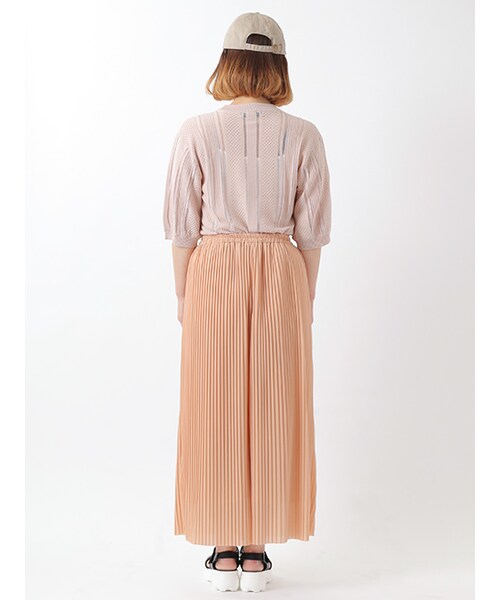 w closet（ダブルクローゼット）の「プリーツパンツ（パンツ・レディース・サックス/ピンク/Dベージュ・FREE）」の6枚目の写真