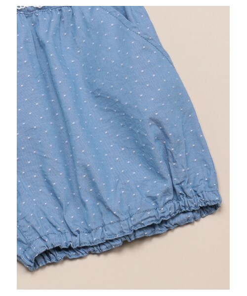 HAKKA KIDS(ハッカキッズ)の「ドットドビーかぼちゃパンツ(パンツ・レディース・ネイビー/ライトブルー・100/110/120/130)」の7枚目の写真