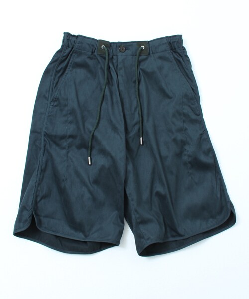 Name.(ネーム)の「マイクロスエードバスケットショーツ ブラック(その他・メンズ・BLK/GRN・0/1)」の2枚目の写真