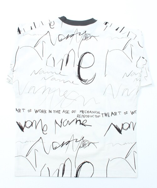 Name.（ネーム）の「総柄ビッグTEE（その他・メンズ・WHT・0/1）」の2枚目の写真