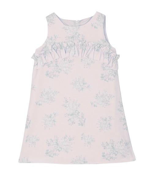 dazzlin（ダズリン）の「【se】シックブーケフリルAラインワンピース（ワンピース/ドレス・レディース・ピンク/ブルー）」の2枚目の写真