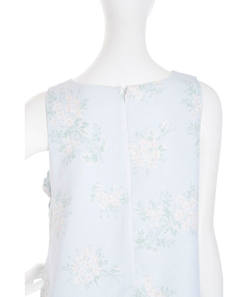 dazzlin（ダズリン）の「【se】シックブーケフリルAラインワンピース（ワンピース/ドレス・レディース・ピンク/ブルー）」の9枚目の写真