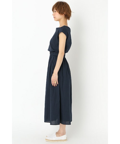 SLOBE IENA(スローブイエナ)の「フレンチスリーブマキシワンピース◆(ワンピース/ドレス・カーキ/ネイビー・フリー)」の6枚目の写真