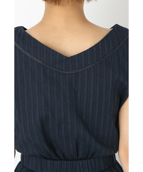 SLOBE IENA(スローブイエナ)の「フレンチスリーブマキシワンピース◆(ワンピース/ドレス・カーキ/ネイビー・フリー)」の9枚目の写真