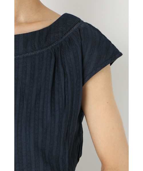 SLOBE IENA(スローブイエナ)の「フレンチスリーブマキシワンピース◆(ワンピース/ドレス・カーキ/ネイビー・フリー)」の10枚目の写真