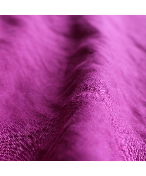 Vintage Clothing（ヴィンテージクロージング）の「Linen P/O Shirt（トップス・magenta・One）」の5枚目の写真