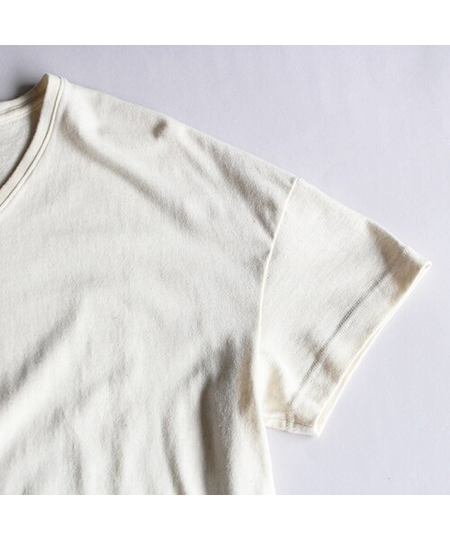 WhoWhat(フーワット)の「Wide T(トップス・Ivory/Black・S/M)」の5枚目の写真