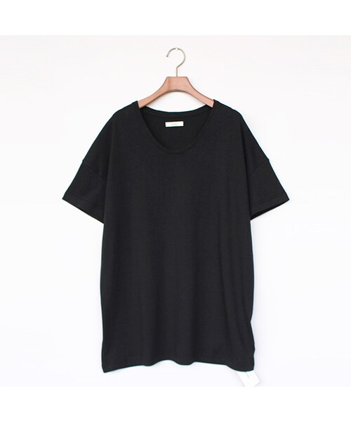 WhoWhat(フーワット)の「Wide T(トップス・Ivory/Black・S/M)」の2枚目の写真