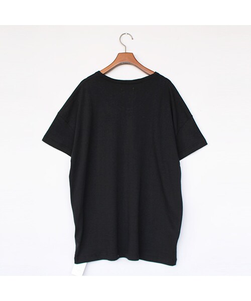 WhoWhat(フーワット)の「Wide T(トップス・Ivory/Black・S/M)」の3枚目の写真