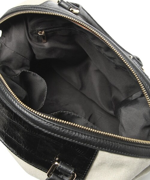 BABYLONE(バビロン)の「麻レザーボストンBAG(バッグ・ライトベージュ・フリー)」の13枚目の写真