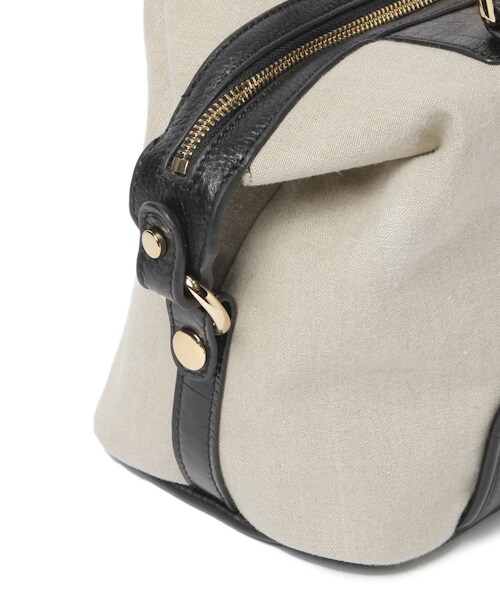 BABYLONE(バビロン)の「麻レザーボストンBAG(バッグ・ライトベージュ・フリー)」の9枚目の写真