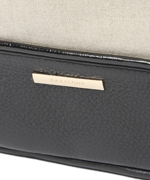 BABYLONE(バビロン)の「麻レザーボストンBAG(バッグ・ライトベージュ・フリー)」の10枚目の写真