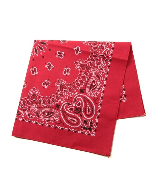 BAYFLOW（ベイフロー）の「BANDANA（ファッション雑貨・OTH/ホワイト/レッド/イエロー/ネイビー・F）」の4枚目の写真