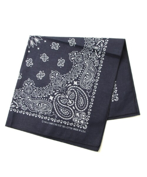 BAYFLOW（ベイフロー）の「BANDANA（ファッション雑貨・OTH/ホワイト/レッド/イエロー/ネイビー・F）」の5枚目の写真