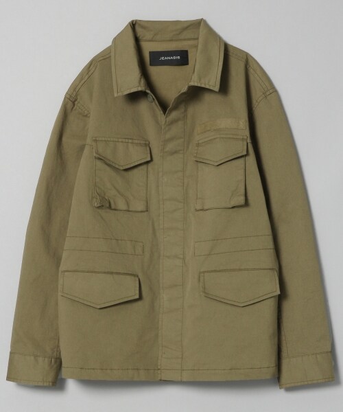 JEANASIS（ジーナシス）の「M65ジャケット（ジャケット/アウター・ベージュ()/カーキ()/ネイビー()・FREE）」の2枚目の写真