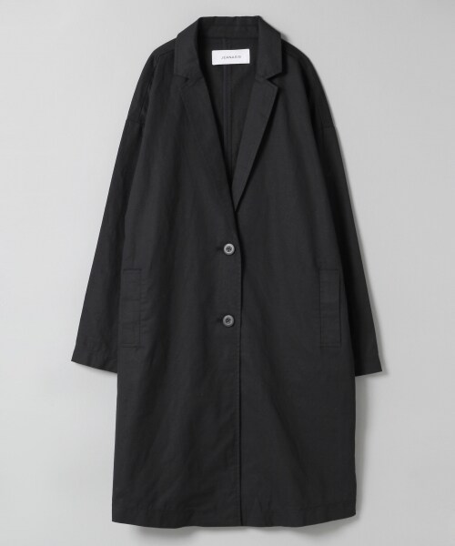 JEANASIS(ジーナシス)の「リネンテンセルロングジャケット(ジャケット/アウター・ホワイト()/ベージュ()/ダークネイビー()・FREE)」の3枚目の写真