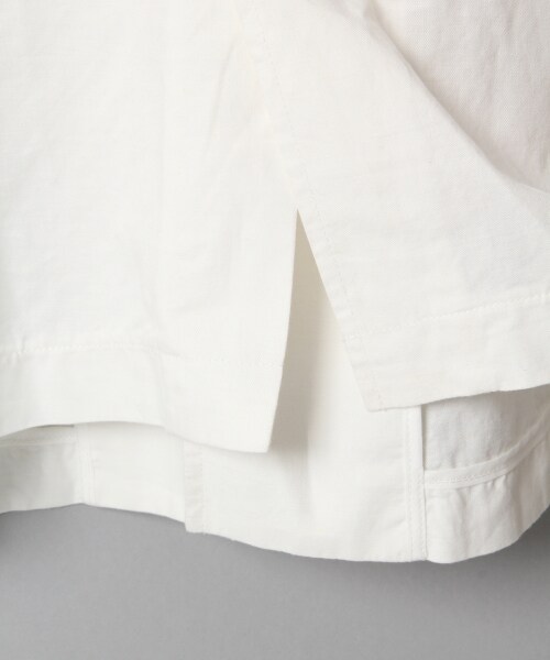 JEANASIS(ジーナシス)の「リネンテンセルロングジャケット(ジャケット/アウター・ホワイト()/ベージュ()/ダークネイビー()・FREE)」の10枚目の写真