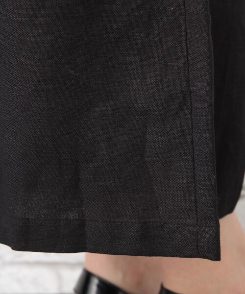 LEPSIM（レプシィム）の「レーヨン／リネンセットアップパンツ（ワンピース/ドレス・ブラック/ベージュ・M/L）」の17枚目の写真
