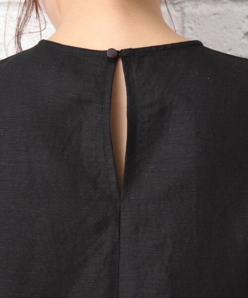 LEPSIM（レプシィム）の「レーヨン／リネンセットアップパンツ（ワンピース/ドレス・ブラック/ベージュ・M/L）」の14枚目の写真