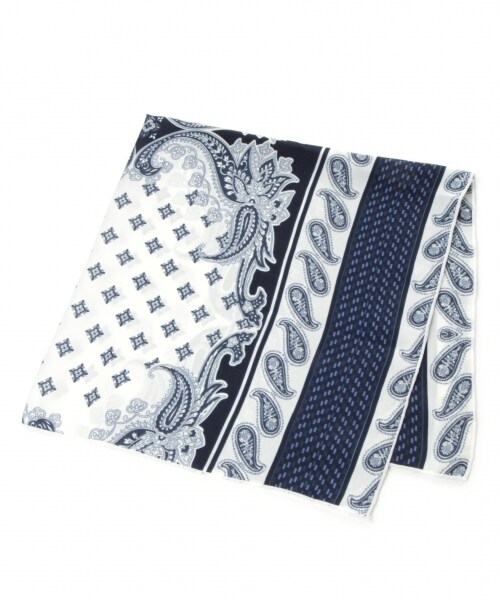 LEPSIM（レプシィム）の「スカーフツキソフトＢＡＧ（バッグ・オフ/ライトベージュ/デニム×ネイビー・ONE SIZE）」の9枚目の写真