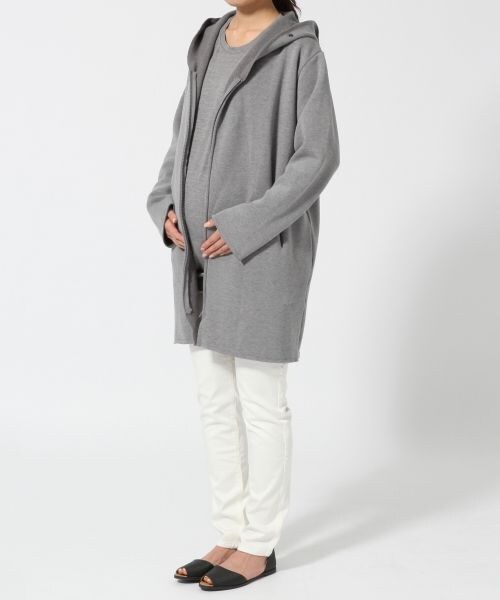 LEPSIM（レプシィム）の「マタニティ／ストレッチベーシックスリムパンツ（パンツ・オフ/ブラック/ベージュ/ネイビー・M/L）」の5枚目の写真