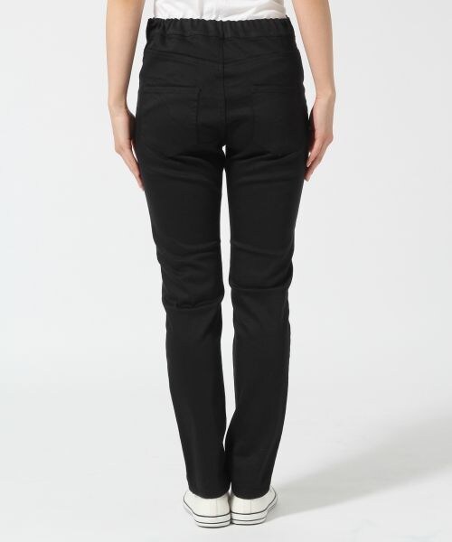 LEPSIM（レプシィム）の「マタニティ／ストレッチベーシックスリムパンツ（パンツ・オフ/ブラック/ベージュ/ネイビー・M/L）」の7枚目の写真