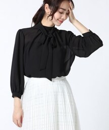 A part by | シフォンタイツキハイネックブラウス(トップス)