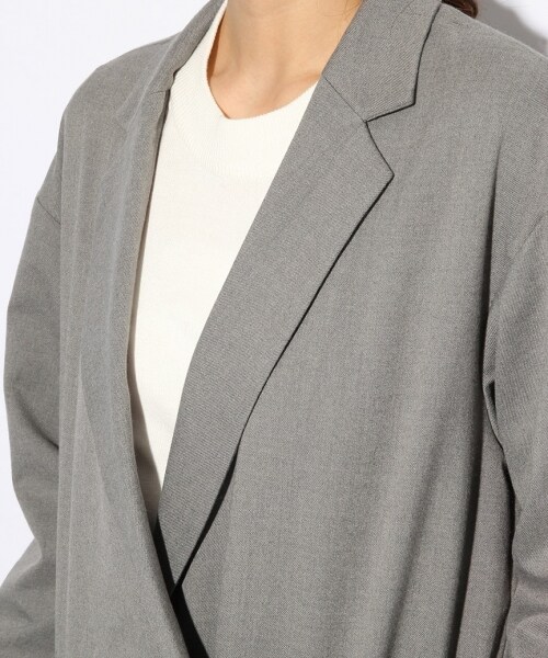 LOWRYS FARM（ローリーズファーム）の「ＴＲチェスターコート（ジャケット/アウター・グレー/ベージュ・M/L）」の7枚目の写真