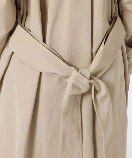 A part by（アパートバイ）の「TCドルマンステンカラーコート（ジャケット/アウター・ベージュ/ネイビー/ラベンダー・F）」の18枚目の写真