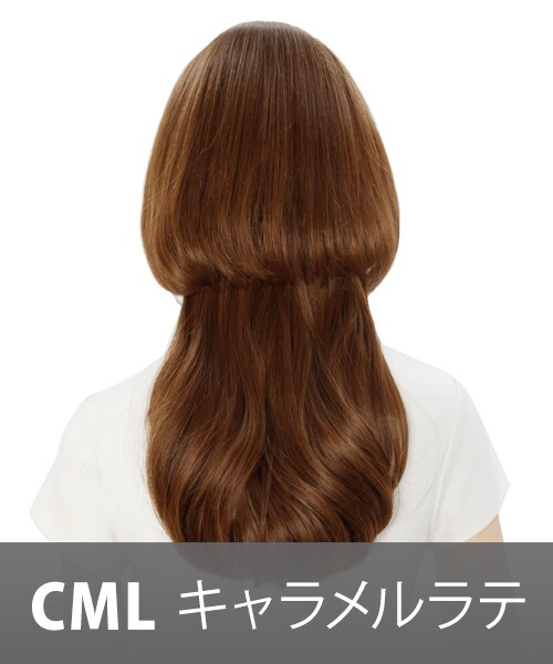 FondMi(フォンドミィ)の「アイスクリンカール(ウィッグ・レディース・プラムティー/ショコラティー/キャラメルラテ/ショコラベリー/シャンパン・前髪:19cm 横髪:30cm 後髪:90cm:重量 約155g/前髪:19cm 横髪:30cm 後髪:90cm:重量 約155g )」の3枚目の写真