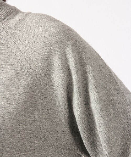 LOWRYS FARM（ローリーズファーム）の「１２Ｇカリフォルニアコットンソデヒロプルオーバー（トップス・オフ/ブラック/ボーダー/グレー/ベージュ・オフ05:M(身長165cm・45kg) ブラック09:M(身長166cm・47kg) ボーダー10:M(身長173cm・48kg) グレー15:M(身長166cm・47kg) ベージュ52:M(身長165cm・45kg)/M/L）」の9枚目の写真