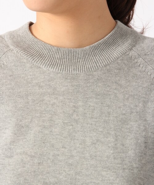 LOWRYS FARM（ローリーズファーム）の「１２Ｇカリフォルニアコットンソデヒロプルオーバー（トップス・オフ/ブラック/ボーダー/グレー/ベージュ・オフ05:M(身長165cm・45kg) ブラック09:M(身長166cm・47kg) ボーダー10:M(身長173cm・48kg) グレー15:M(身長166cm・47kg) ベージュ52:M(身長165cm・45kg)/M/L）」の8枚目の写真