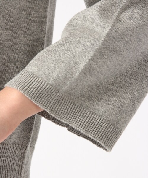 LOWRYS FARM（ローリーズファーム）の「１２Ｇカリフォルニアコットンソデヒロプルオーバー（トップス・オフ/ブラック/ボーダー/グレー/ベージュ・オフ05:M(身長165cm・45kg) ブラック09:M(身長166cm・47kg) ボーダー10:M(身長173cm・48kg) グレー15:M(身長166cm・47kg) ベージュ52:M(身長165cm・45kg)/M/L）」の11枚目の写真