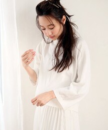 LOWRYS FARM | １２Ｇカリフォルニアコットンソデヒロプルオーバー(トップス)