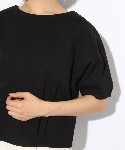 LOWRYS FARM（ローリーズファーム）の「カリフォルニアコットンクロップドプルオーバー（トップス・オフ/ブラック/ボーダー/グレー・M/L）」の9枚目の写真