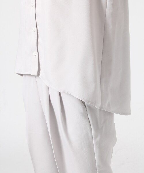 A part by(アパートバイ)の「Pツイルスキッパーセットアップ(ワンピース/ドレス・アイスグレー/カーキ/ネイビー・M/L)」の10枚目の写真