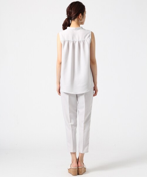 A part by(アパートバイ)の「Pツイルスキッパーセットアップ(ワンピース/ドレス・アイスグレー/カーキ/ネイビー・M/L)」の7枚目の写真